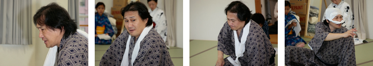 ９月に日本橋劇場で行われる舞台　歌舞伎ルネッサンス「与話情浮名横櫛（よわなさけうきなのよこぐし）」の「与三郎」を演じる萩原流行さんの舞台稽古風景４