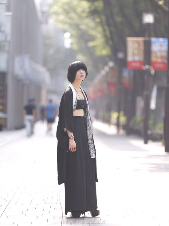 表参道で撮影した17歳のファッションアイコン風花│哲学ひまこブログ tokyostreetsnap.com